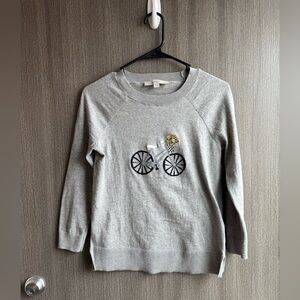 LOFT Embroidered Sweater - XS